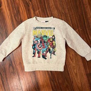 Toddler Boys Marvel Sweatshirt 3T